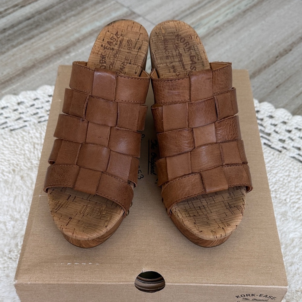 Kork-Ease Devan Brown Mules ✨Like New✨